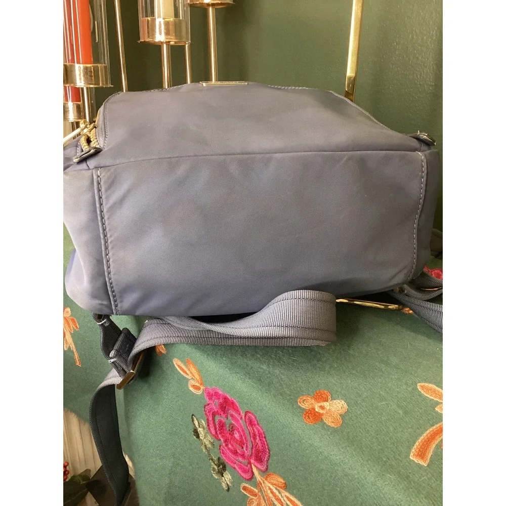 Kate Spade Karissa Blue‎ Nylon Backpack Gold Hardware
